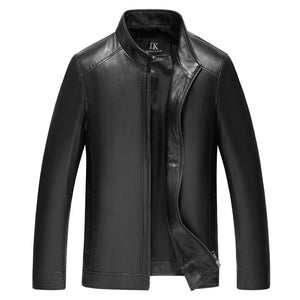SHUJIN Winter Mens Genuine Leather Jackets Brand Real 100% Sheepskin Coat Jaqueta Couro Male Genuine Leather Jacket for Men