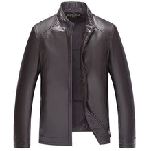 Load image into Gallery viewer, SHUJIN Winter Mens Genuine Leather Jackets Brand Real 100% Sheepskin Coat Jaqueta Couro Male Genuine Leather Jacket for Men