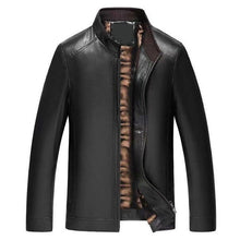 Load image into Gallery viewer, SHUJIN Winter Mens Genuine Leather Jackets Brand Real 100% Sheepskin Coat Jaqueta Couro Male Genuine Leather Jacket for Men
