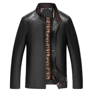 SHUJIN Winter Mens Genuine Leather Jackets Brand Real 100% Sheepskin Coat Jaqueta Couro Male Genuine Leather Jacket for Men