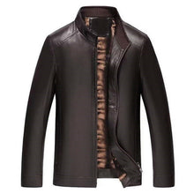 Load image into Gallery viewer, SHUJIN Winter Mens Genuine Leather Jackets Brand Real 100% Sheepskin Coat Jaqueta Couro Male Genuine Leather Jacket for Men