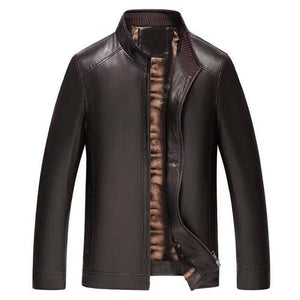 SHUJIN Winter Mens Genuine Leather Jackets Brand Real 100% Sheepskin Coat Jaqueta Couro Male Genuine Leather Jacket for Men